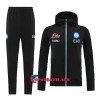 SSC Napoli Training Hupparitakki Sarja 2022-23 Musta - Miesten
